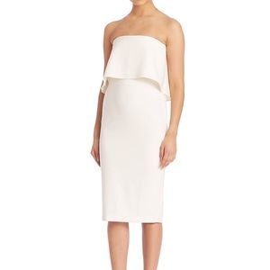 LIKELY DRIGGS STRAPLESS DRESS - WHITE (SZ 4)